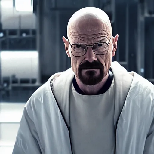 Prompt: a screenshot of walter white in elden ring, highly detailed, 4 k