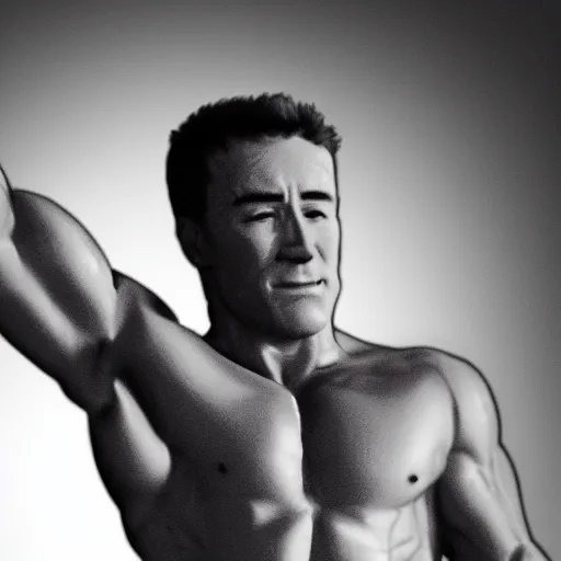 Image similar to billy herrington priest, 4 k, real life photo, photorealistic, high details