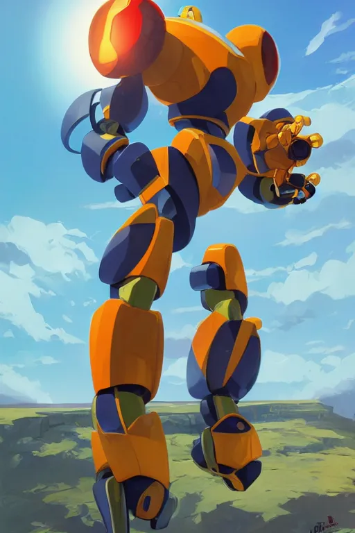 Image similar to metabots medabots medarotto medarot robot minimalist comics, behance hd by jesper ejsing, by rhads, makoto shinkai and lois van baarle, ilya kuvshinov, rossdraws global illumination ray tracing hdr radiating a glowing aura