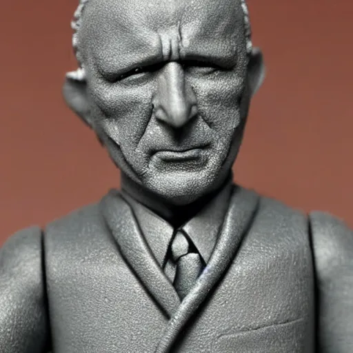 Image similar to wilhelm reich, stop motion vinyl action figure, plastic, toy, rodin style