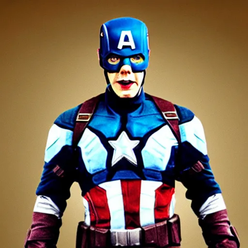 Prompt: benedict cumberbatch as captain america