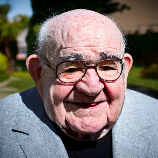 Image similar to ed asner 1960s, XF IQ4, 150MP, 50mm, F1.4, ISO 200, 1/160s, natural light