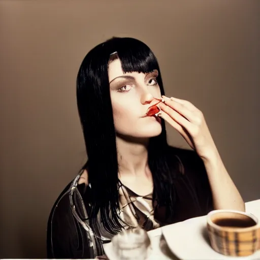 closeup fashion photograph of Parisian woman with a | Stable Diffusion ...