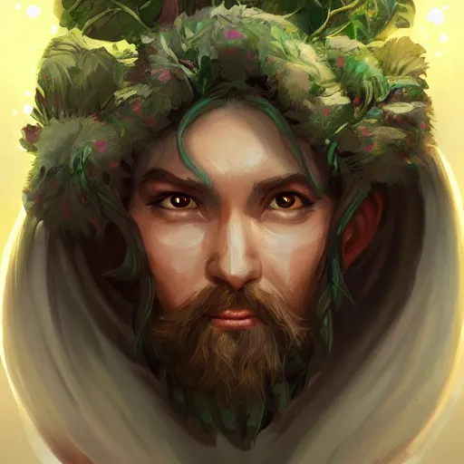 Image similar to Nature Druid, character portrait by Jason Chan, digital art, trending on artstation