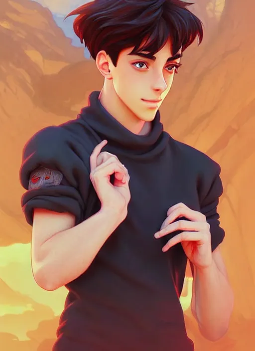 Prompt: cute kai havertz, natural lighting, path traced, highly detailed, high quality, digital painting, by don bluth and ross tran and studio ghibli and alphonse mucha, artgerm