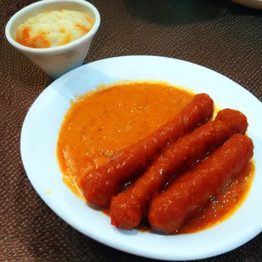 Prompt: world's best currywurst