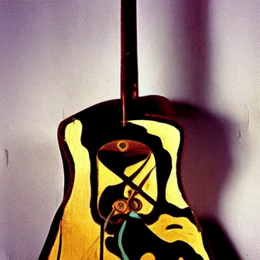 Image similar to fender guitar by salvador dali