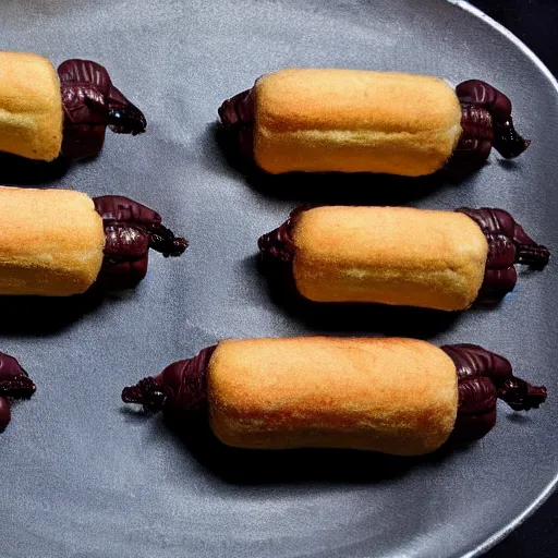 Prompt: Xenomorph Twinkies