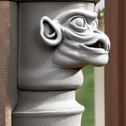 Image similar to a gargoyle downspout, product image