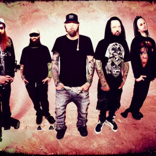 Image similar to limp bizkit and korn