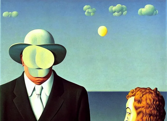 Image similar to change by rene magritte and salvadore dali