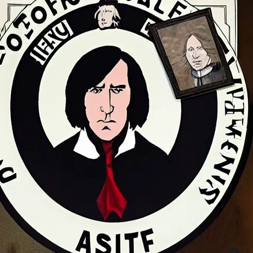 Image similar to professor snape played by anthony fascist