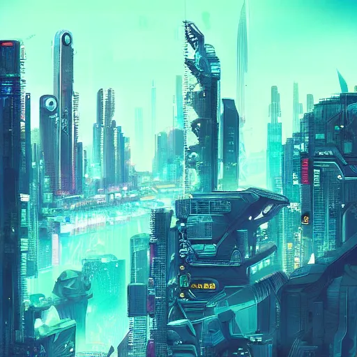 Image similar to “ planet earth, cyberpunk art by vincent lefevre, behance contest winner, altermodern, cityscape, synthwave, matte painting ”