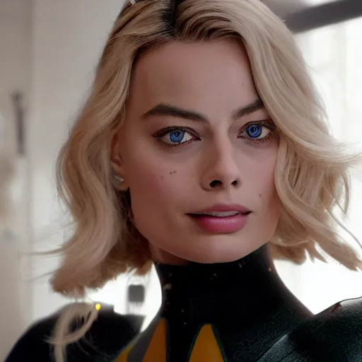 Image similar to margot robbie, anime