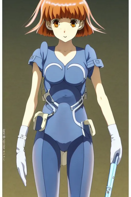 Image similar to anime art full body portrait character nausicaa by hayao miyazaki concept art, anime key visual of elegant young female, short brown hair and large eyes, finely detailed perfect face delicate features directed gaze, sunset in a valley, trending on pixiv fanbox, studio ghibli, extremely high quality artwork by kushart krenz cute sparkling eyes