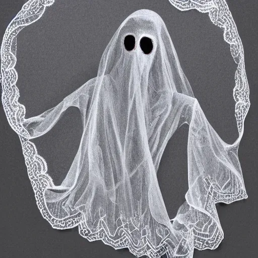 Image similar to a lace ghost