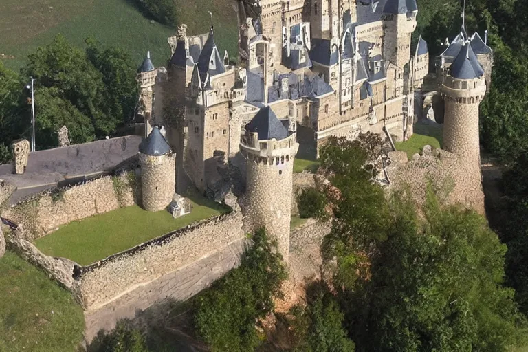 Image similar to a completed castle