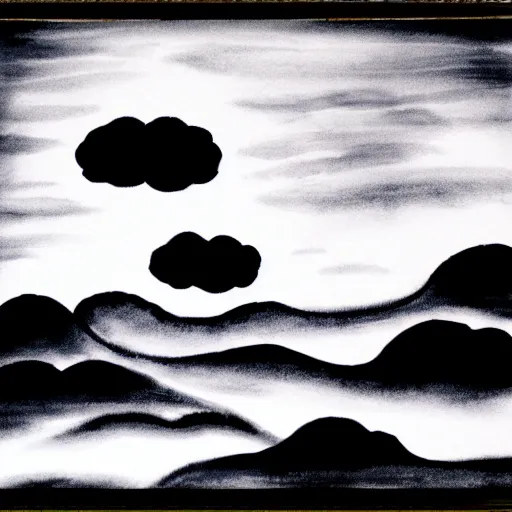 Image similar to zen clouds ink