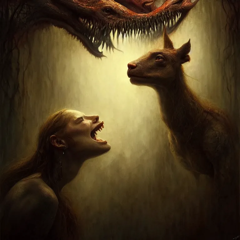 Image similar to epic professional digital art of hungry eyes, atmospheric lighting, painted, intricate, detailed, by leesha hannigan, wayne haag, reyna rochin, ignacio fernandez rios, mark ryden, iris van herpen, best on artstation, cgsociety, epic, stunning, gorgeous, much wow, cinematic, masterpiece.