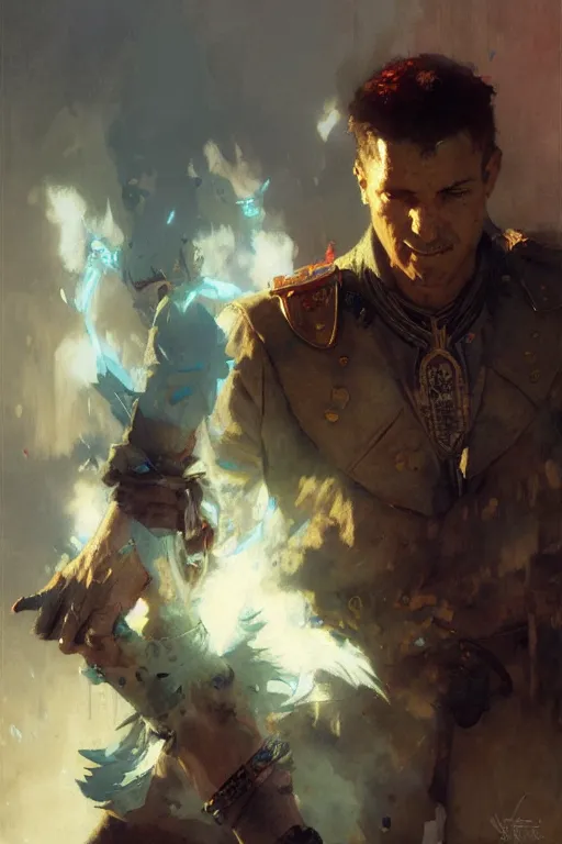 Prompt: fifa lockhart, portrait dnd, painting by gaston bussiere, craig mullins, greg rutkowski, yoji shinkawa