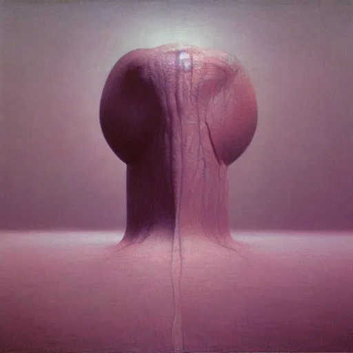 Image similar to Psychedelic. Zdzisław Beksiński.