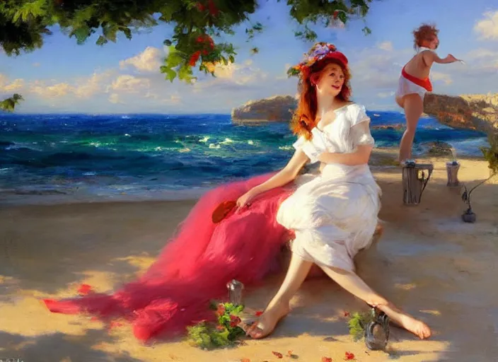 Image similar to fun in the sun by vladimir volegov and alexander averin and delphin enjolras and daniel f. gerhartz