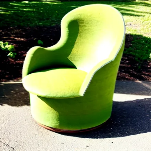 Image similar to an avocado armchair