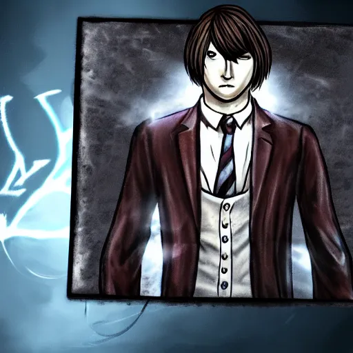 Image similar to Screenshot of Light Yagami in Dead By Daylight character selection screen