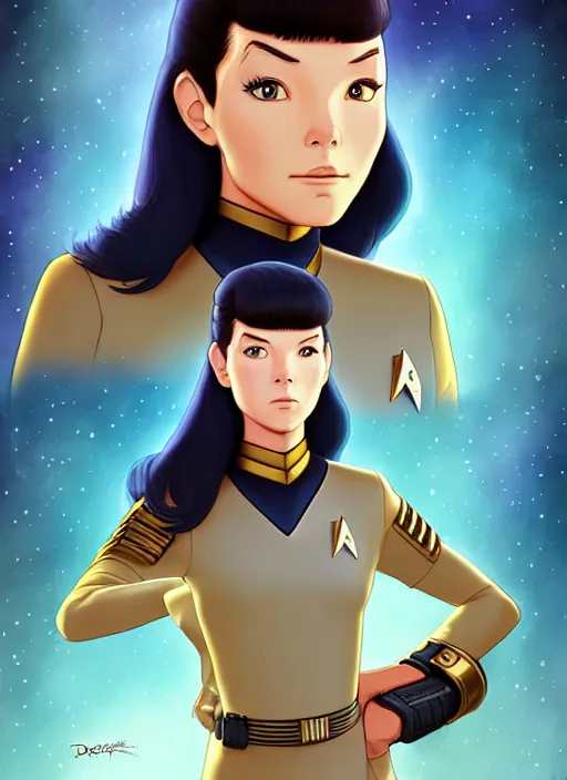 Prompt: cute star trek officer scarred cat, natural lighting, path traced, highly detailed, high quality, digital painting, by don bluth and ross tran and studio ghibli and alphonse mucha, artgerm