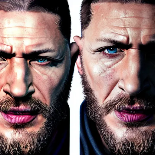 Image similar to Tom Hardy as wolverine 4K quality Photorealism