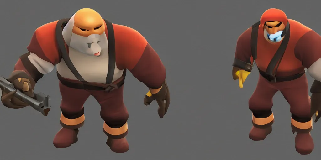 Image similar to a sentry from team fortress 2