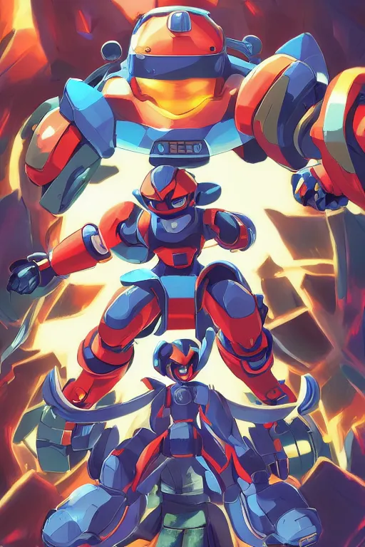 Image similar to robot ninja mask helmet megaman x zero rockman 2 0 2 2 switch game boss legacy collection fanart artsation, art gta 5 comics, behance hd by jesper ejsing, by rhads, makoto shinkai and lois van baarle, ilya kuvshinov, rossdraws global illumination ray tracing