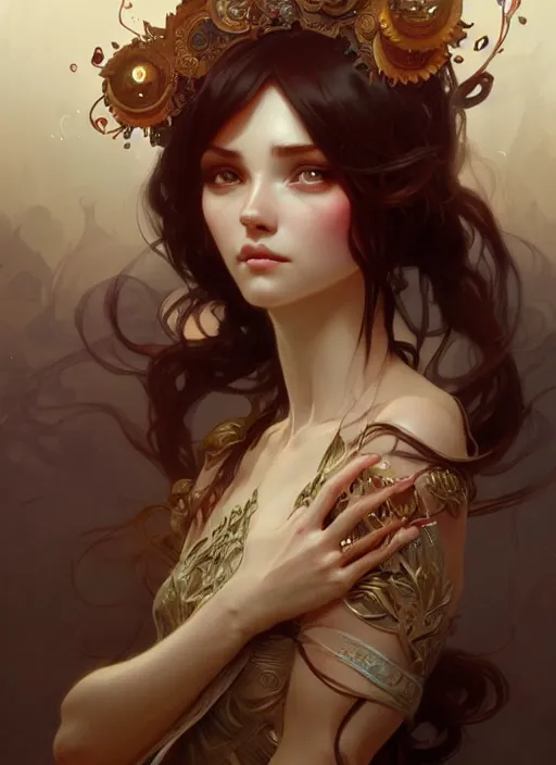 Image similar to cute anthropomorphic, fantasy, intricate, elegant, highly detailed, digital painting, artstation, concept art, wallpaper, smooth, sharp focus, illustration, art by artgerm and greg rutkowski and alphonse mucha