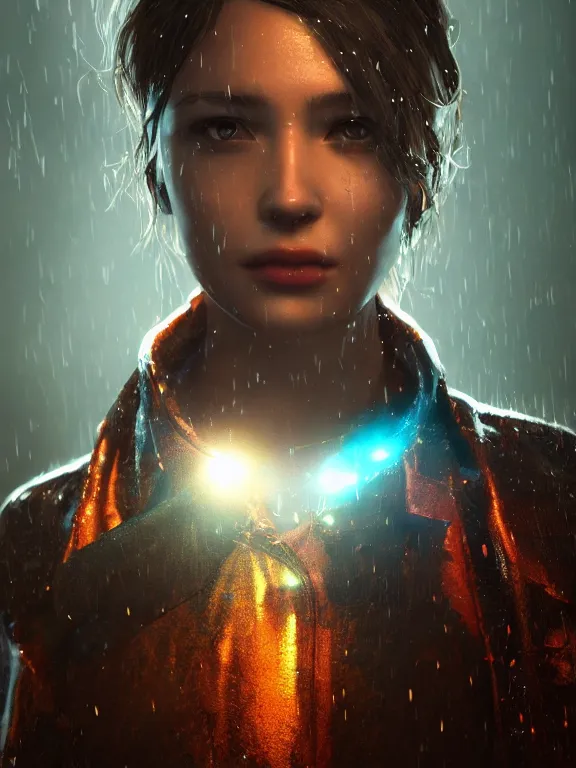 Prompt: portrait art of rain 8k ultra realistic , lens flare, atmosphere, glow, detailed,intricate, full of colour, cinematic lighting, trending on artstation, 4k, hyperrealistic, focused, extreme details,unreal engine 5, cinematic, masterpiece
