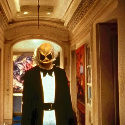 Prompt: They Live Aliens, in the manor house of Eyes Wide Shut (1999)