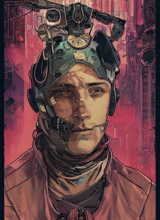 Image similar to cyberpunk tech bro. portrait by ashley wood and alphonse mucha and laurie greasley and josan gonzalez and james gurney. spliner cell, apex legends, rb 6 s, hl 2, d & d, cyberpunk 2 0 7 7. realistic face. vivid color. dystopian setting.