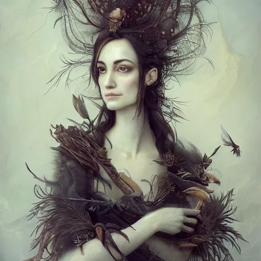 Prompt: a beautiful detailed surreal winona ryder, hiperrealism by ellen jewett