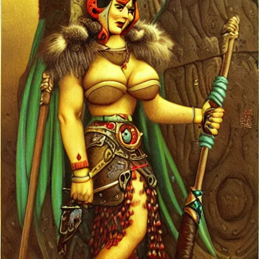 Image similar to barbarian princess by Michael Hutter