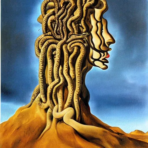 Image similar to Medusa by Salvador Dali