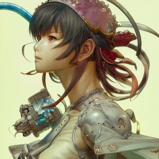 Image similar to prompt : ragnarok online portrait soft light painted by james jean and katsuhiro otomo and erik jones, inspired by akira anime, smooth face feature, intricate oil painting, high detail illustration, sharp high detail, manga and anime 1 9 9 9