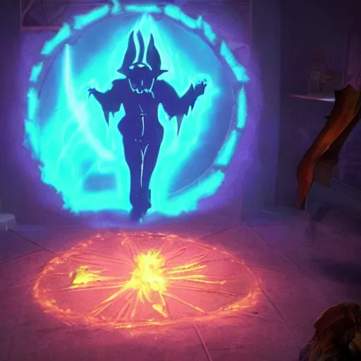 Image similar to a demonic ( magical ) glowing portal!! to hell