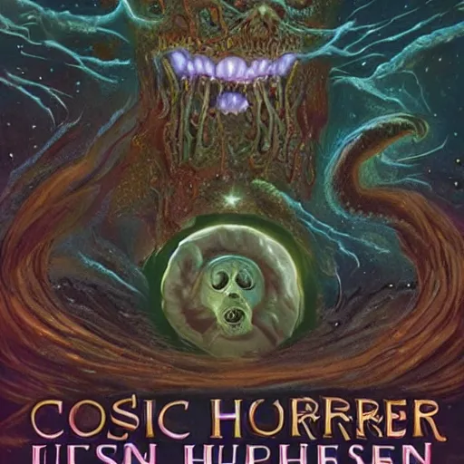 Image similar to cosmic horror, the unseen horror