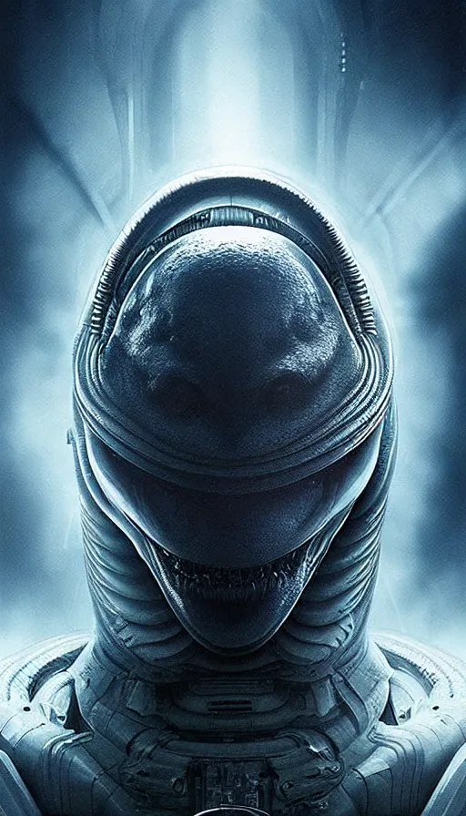 Image similar to exquisite alien poster art by weta studio, 8 k, denoised