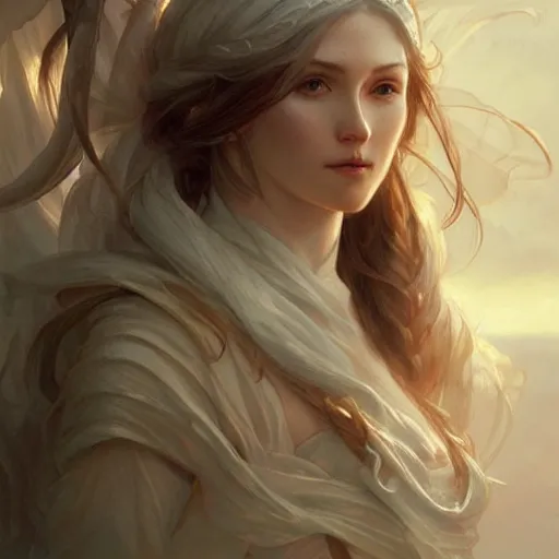 Prompt: white Maiden, highly detailed, digital painting, artstation, concept art, sharp focus, illustration, art by artgerm and greg rutkowski and alphonse mucha