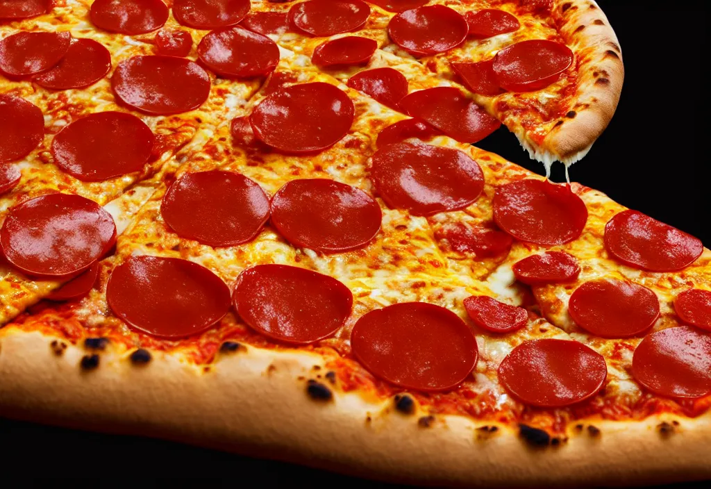 Prompt: a close-up HD photo of Papa John sweating pizza grease, cinematic, volumetric lighting, highly detailed, 8k