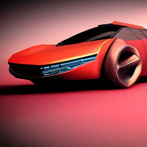 Prompt: futuristic car, photorealistic