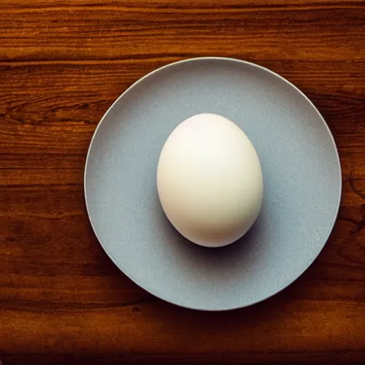 Image similar to a x - ray photograph of an egg, sitting on top a table, there is a table cloth with an ornate pattern. minimalistic,