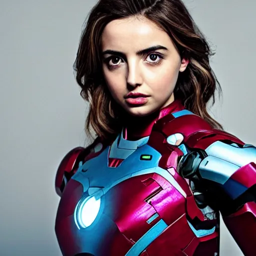 Prompt: ana de armas as iron man