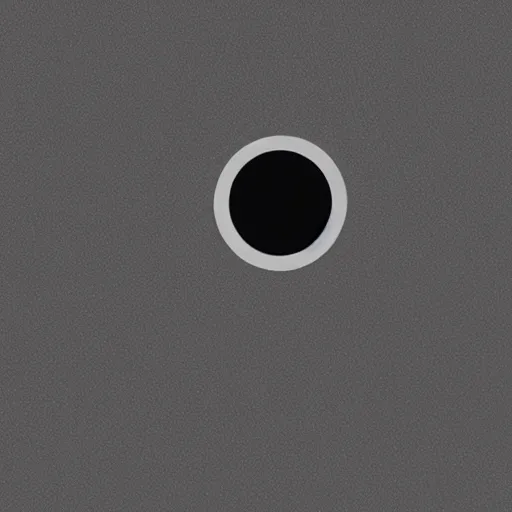 Image similar to a black dot in the sky, black hole