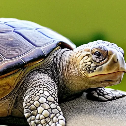 Prompt: mitch mcconnell as a turtle